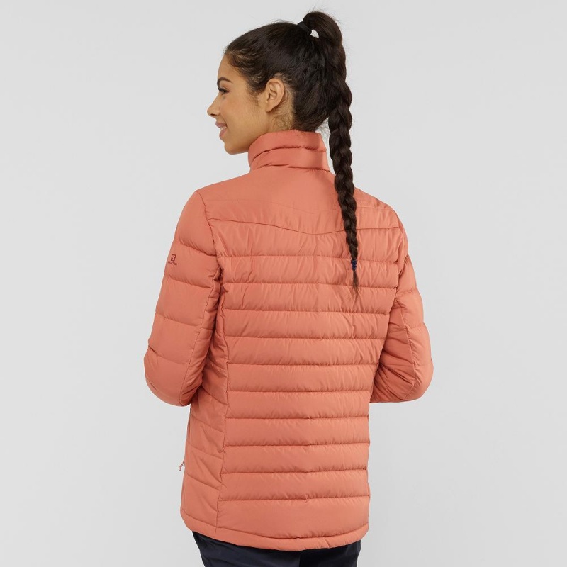 Salomon Transition Down Jacket W Jakke Oransje | 84527-PKOZ