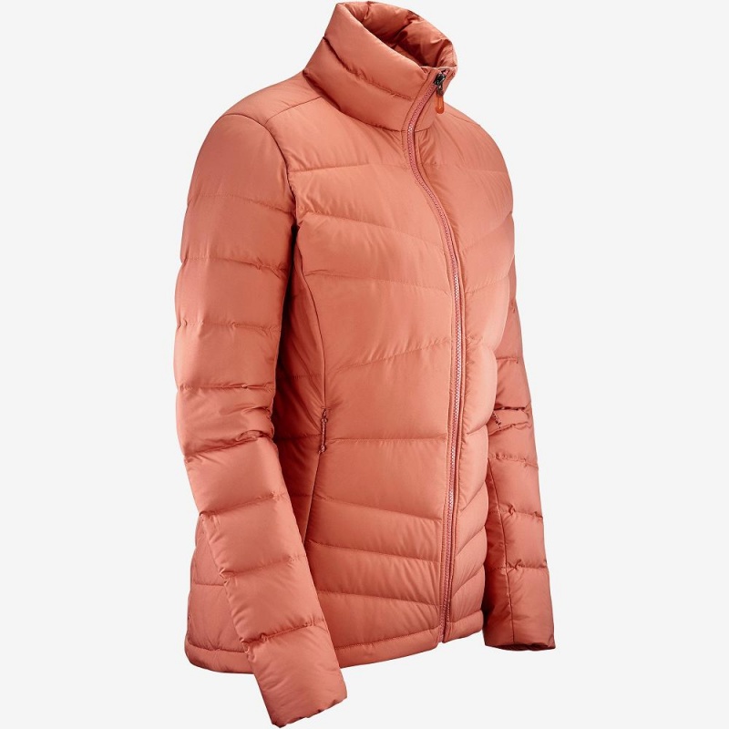 Salomon Transition Down Jacket W Jakke Oransje | 84527-PKOZ