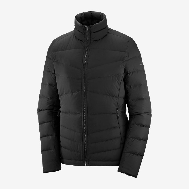 Salomon Transition Down Jacket W Jakke Svarte | 28390-OCSP