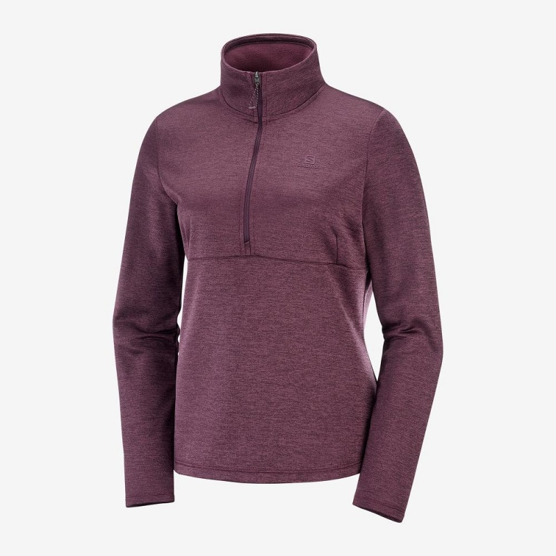 Salomon Transition Half Zip W Skijakker Lilla | 43159-QIRB