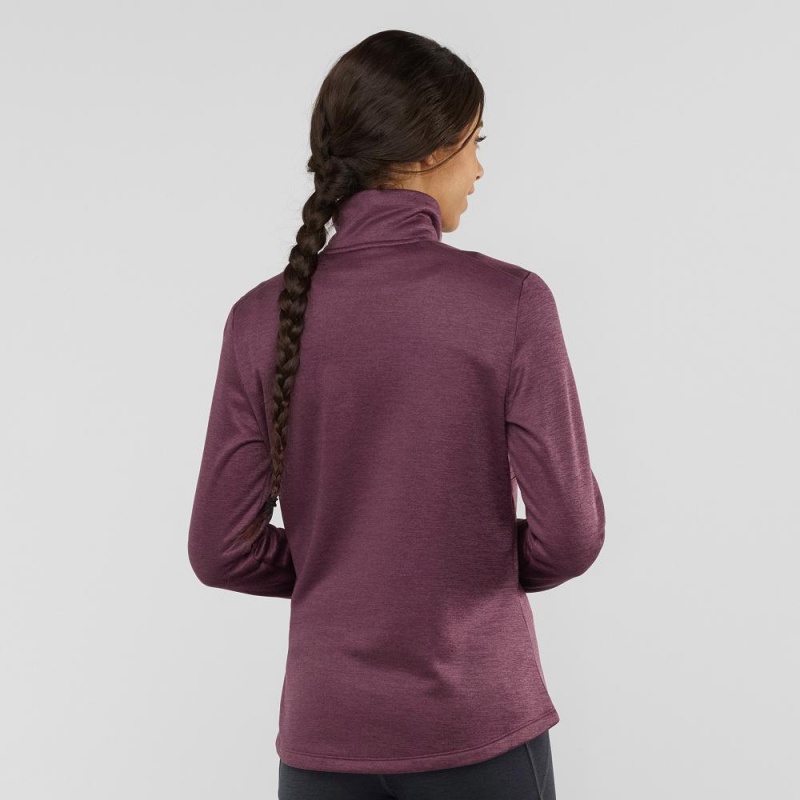 Salomon Transition Half Zip W Skijakker Lilla | 43159-QIRB