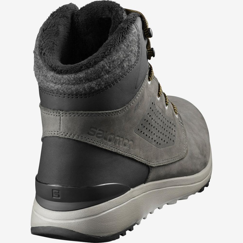 Salomon Utility Vinter Climasalomon Vanntette Vinterstøvler Gray | 59384-ZDOQ