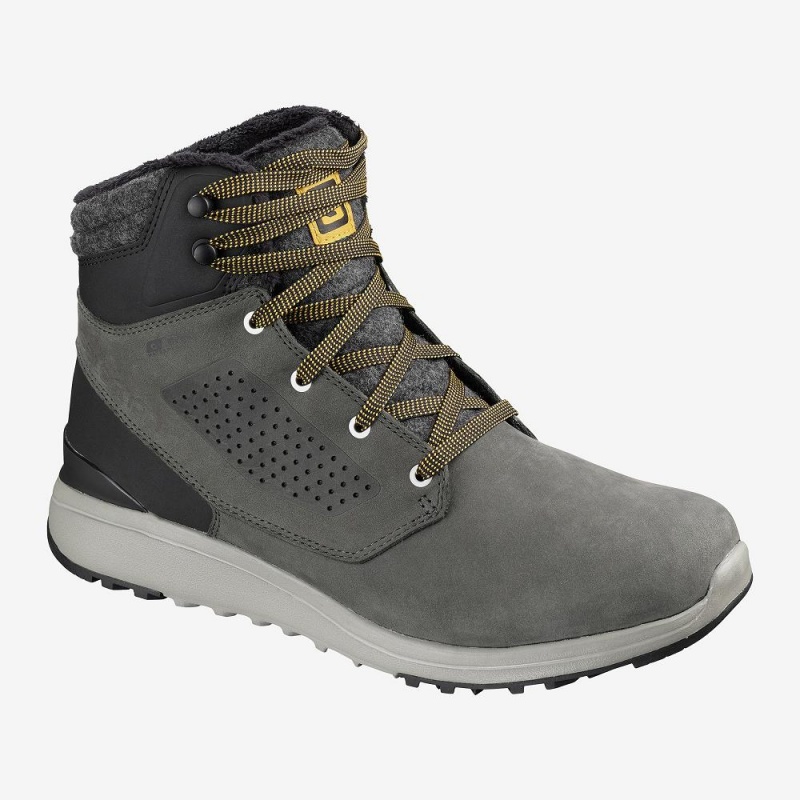 Salomon Utility Vinter Climasalomon Vanntette Vinterstøvler Gray | 59384-ZDOQ