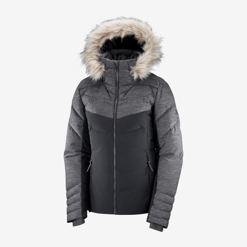 Salomon Warm Ambition Jacket W Skijakker Svarte | 69043-TWQD