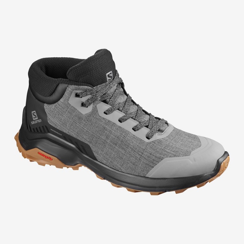 Salomon X Reveal Chukka Climasalomon Vanntette Vinterstøvler Gray | 70431-GVKS