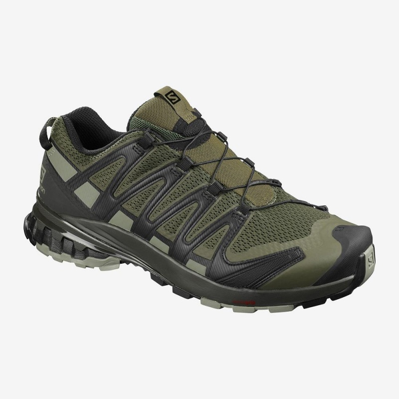 Salomon Xa Pro 3D V8 Brede Trail Løpesko Grønn | 45830-LBYG