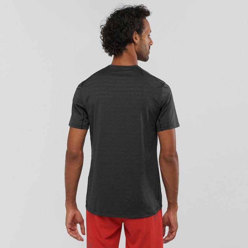 Salomon Xa Tee M Topper Svarte | 25917-JAPG