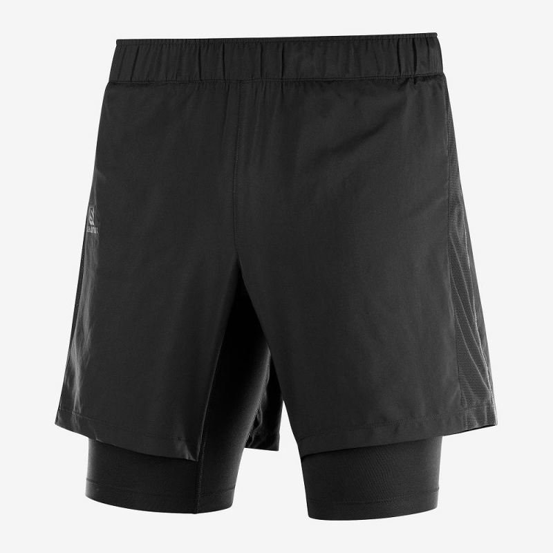 Salomon Xa Twinskin Shorts Svarte | 15487-CAQJ