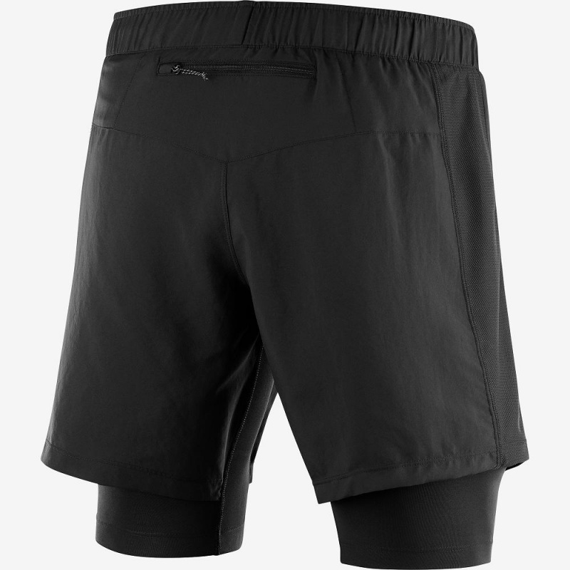 Salomon Xa Twinskin Shorts Svarte | 15487-CAQJ