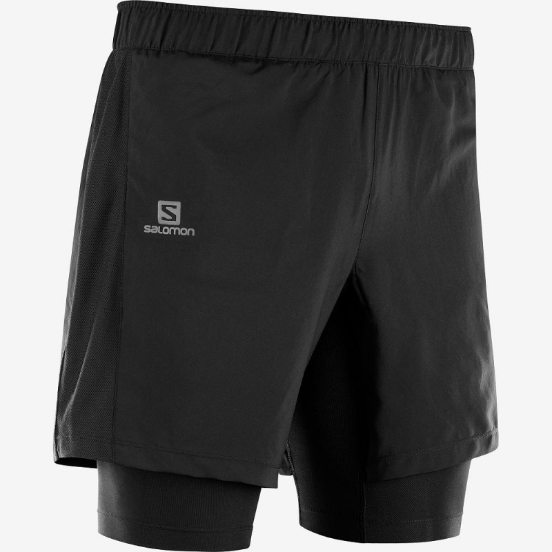 Salomon Xa Twinskin Shorts Svarte | 15487-CAQJ