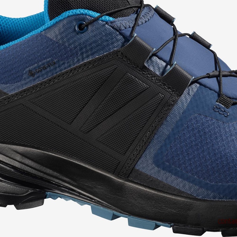 Salomon Xa Wild Gore-Tex Trail Løpesko Blå | 68540-OZKV